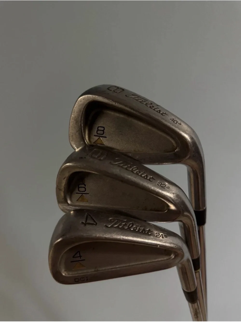 Titleist DCI 4,6,8 Irons Steel Shaft Yellow Triangle Right Handed, Set of 3 - Picture 2 of 5